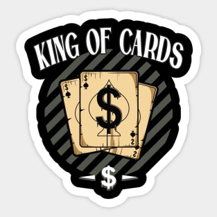 King Of Cards Sticker